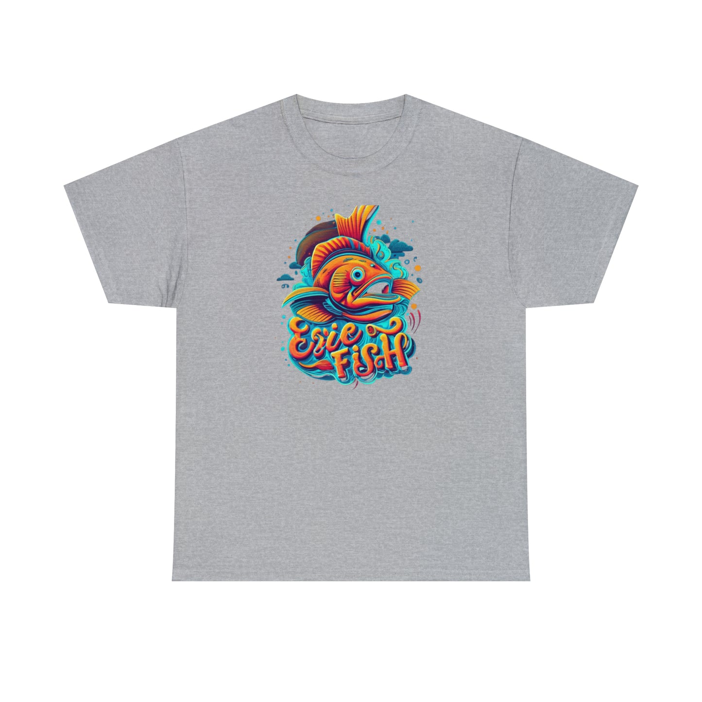 Custom Erie Fish Fishing Shirt - Personalized Lake Erie Tee