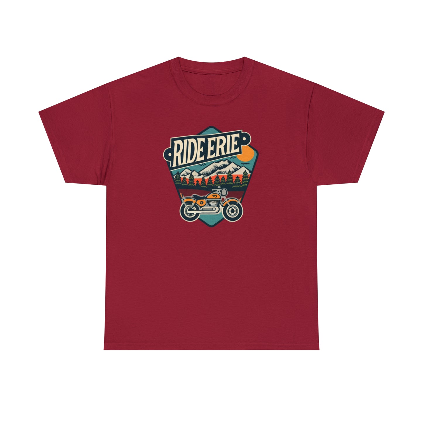 "Erie Design Heavy Cotton Unisex Tee - Custom Casual Shirt"