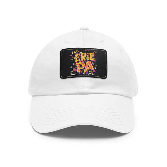 Erie PA High-Quality Custom Hat with Stylish Leather Patch