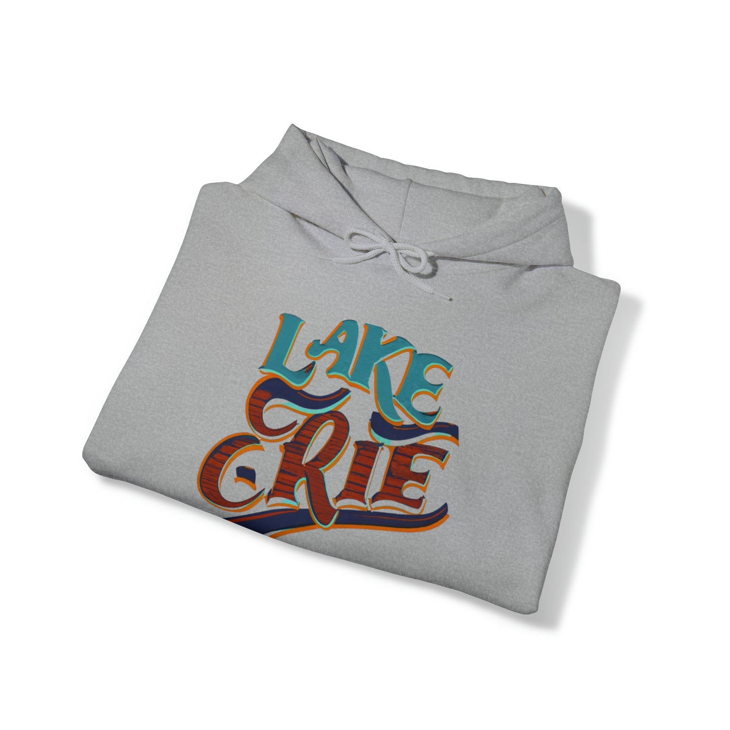 Essence of Erie Hoodie, Pennsylvania Waves design, Unisex Heavy Blend